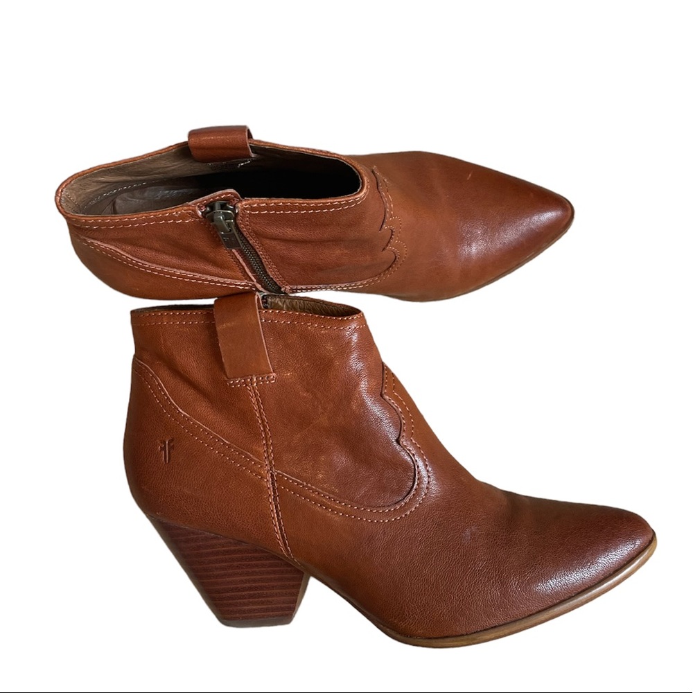 FRYE renee seam short ankle boot